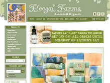 Tablet Screenshot of fleegalfarms.com